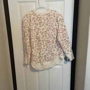 NEW Ingrid & Isabel CreamLeopard Maternity Sweater